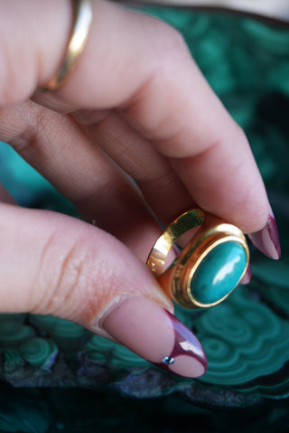 TURQUOISE BEZEL SZ 6