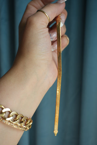 GOLDEN HERRINGBONE BRACELET