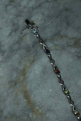 KALEIDOSCOPE - STERLING GEMSTONE BRACELET