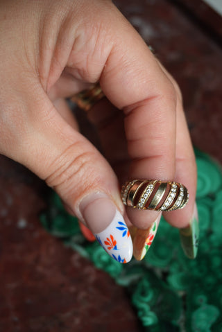 CROISSANT RING SZ 7