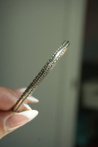 LITTLE ETCHED BANGLE