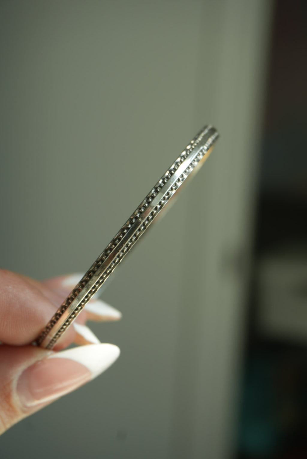 LITTLE ETCHED BANGLE