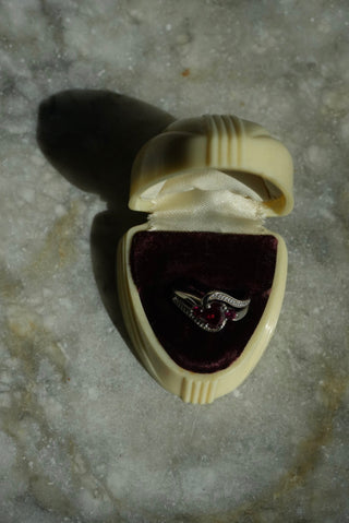 Rouge Trilogy - Sterling Gemstone Ring Size 7