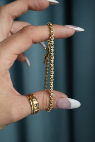 14K DIAMOND TENNIS BRACELET