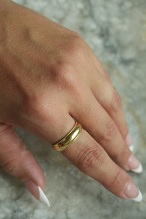 GOLD FILL VINTAGE BAND SZ 8.5