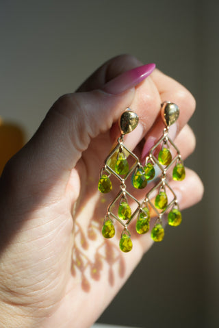 PERIDOT CHANDELIERS