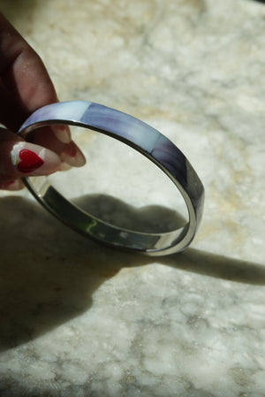 LILAC INLAY BANGLE