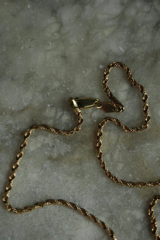 14K ROPE CHAIN
