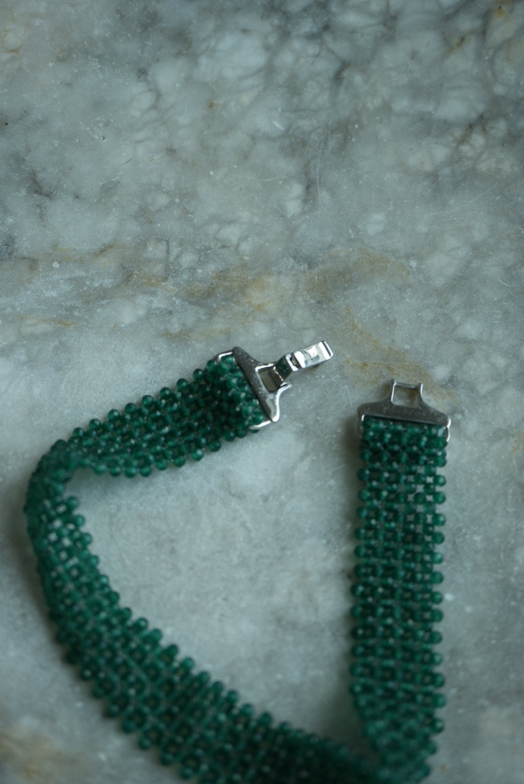 EMERALD MESH BRACELET