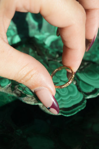 14K ROSE INFINITY BAND