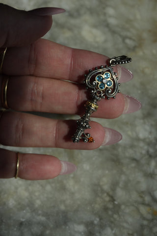 Bixby Treasure - Barbara Bixby Sterling Key Pendant