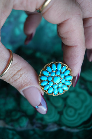 TURQUOISE MANDALA SZ 11