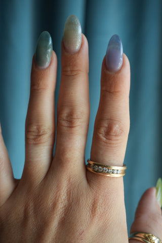 14K DIAMOND BAND