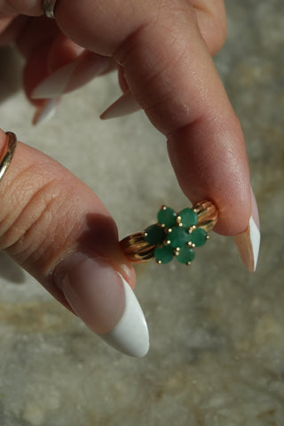 14K EMERALD RING