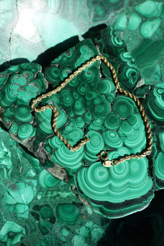 10K GOLD ROPE BRACELET