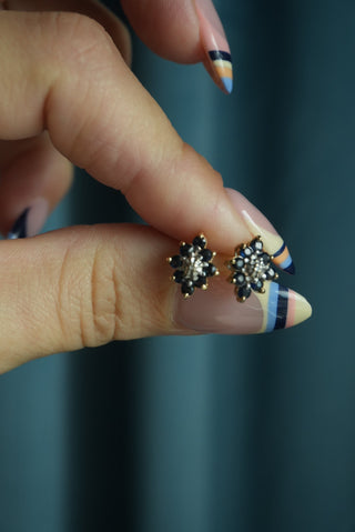 14K SAPPHIRE STUDS