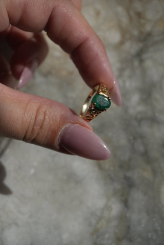 14k Emerald Ring