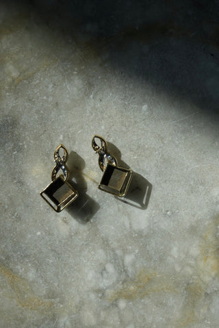 14K AMMOLITE EARRINGS