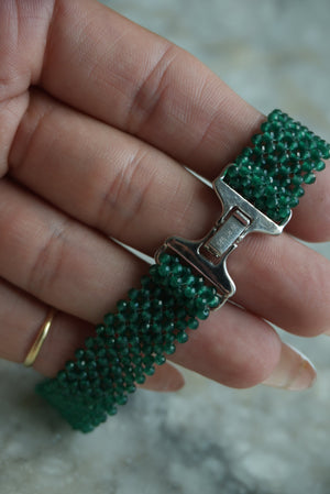 EMERALD MESH BRACELET