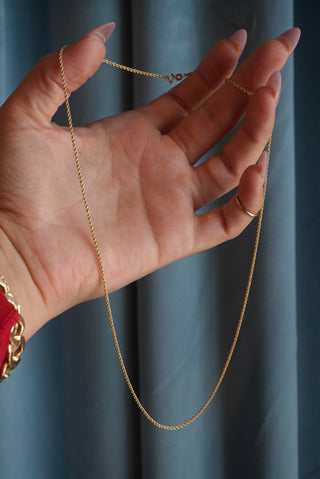 14k Skinny Rope Chain