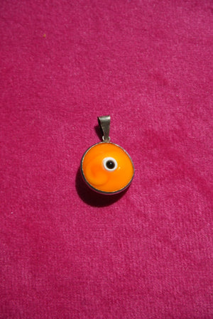 ORANGE EVIL EYE CHARM