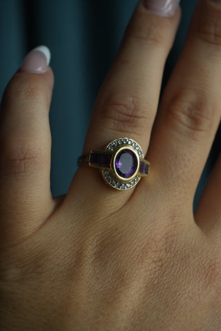 14K AMETHYST RING