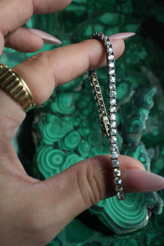 She’s A Ten - Sterling Glass Tennis Bracelet