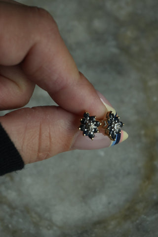 14K SAPPHIRE STUDS