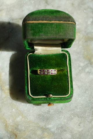 14k Diamond & Ruby Band
