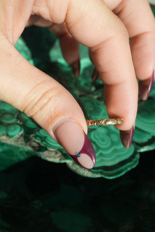 14K ROSE INFINITY BAND