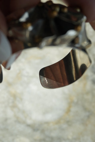 BRUTALIST STERLING CUFF