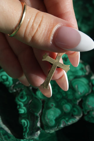 14k Crucifix Pendant