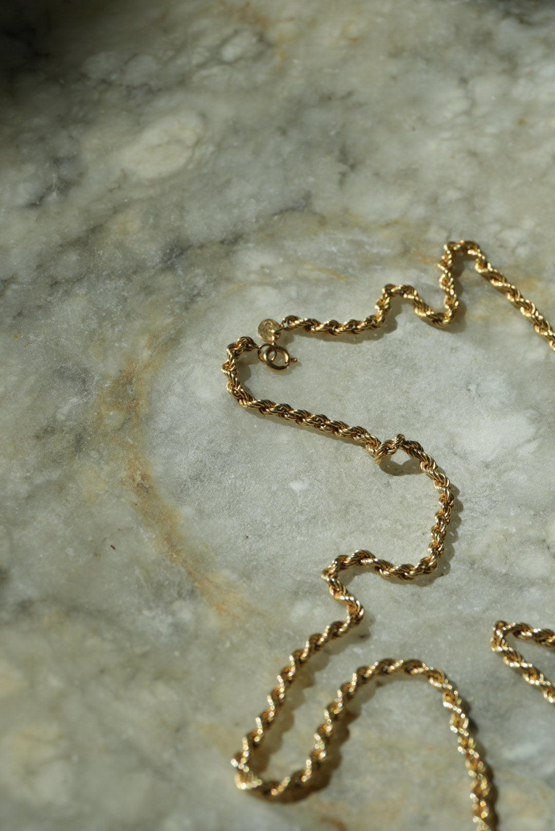 19INCH 14k GOLD ROPE CHAIN