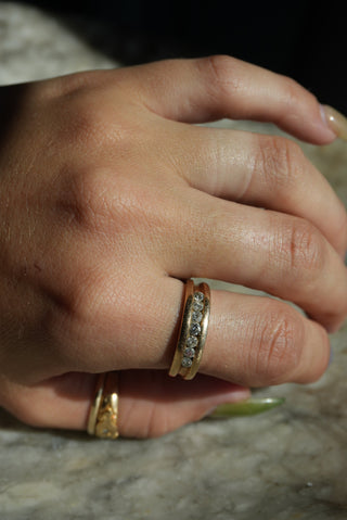 14K DIAMOND BAND