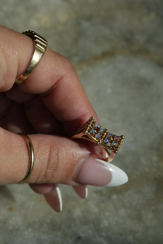 14k Opal Bubble Ring
