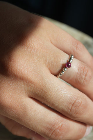 BUBBLE RUBY STACKABLE SZ 5