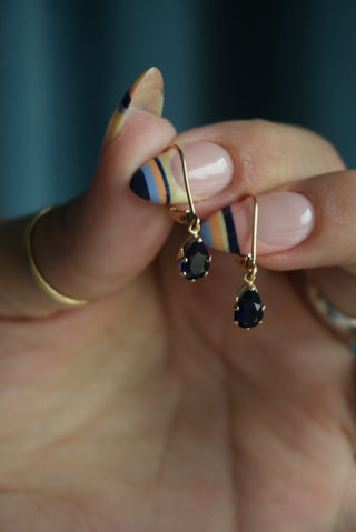 10K SAPPHIRE DROPS