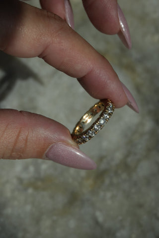Infinity Stones - Vermeil Eternity Band Size 7