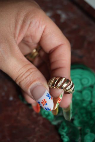 CROISSANT RING SZ 7