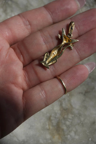 14k Sylvester Kitty Pendant