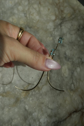 14k Unique Threader Earrings