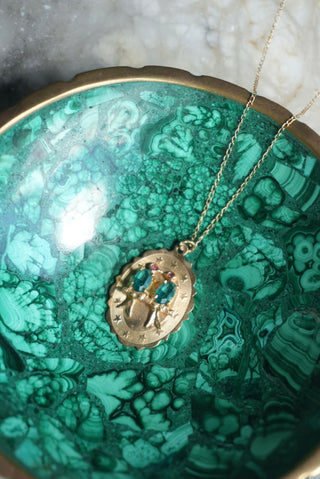 14K BIRD SONG NECKLACE