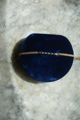 14K SAPPHIRE BRACELET
