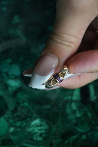 14K RUBY & DIAMOND RING