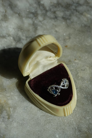 Twin Souls - Sterling Turtle Ring Size 8.5