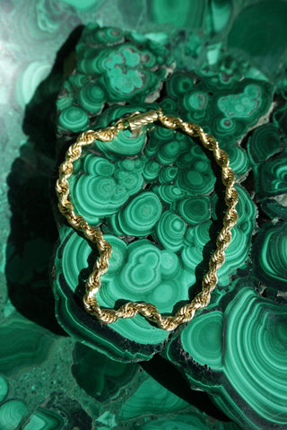 7 INCH 14K ROPE BRACELET