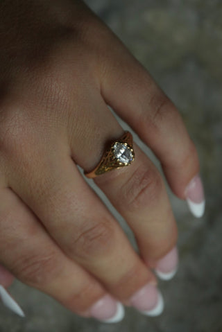 14k Princess Ring