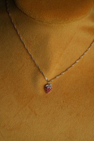 Strawberry Shortcake - Goldtone Necklace