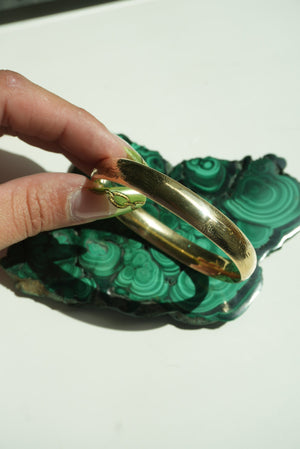ETCHED BANGLE 14K