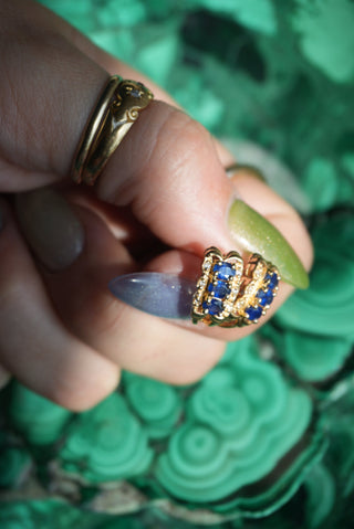 14K SAPPHIRE EARRINGS